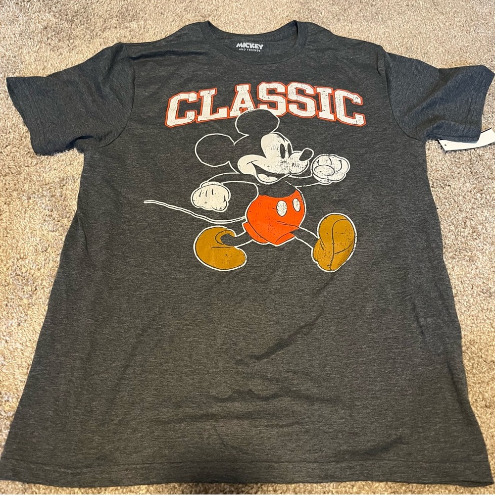 Disney Mickey Mouse Classic Charcoal T-Shirt
